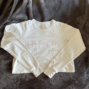 Spiritual Gangster Good Vibes Cropped Top